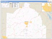 Lincoln County, TN <br /> Wall Map <br /> Zip Code <br /> Basic Style 2025 Map