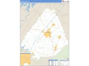 McMinn County, TN <br /> Wall Map <br /> Zip Code <br /> Basic Style 2025 Map