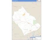 Morgan County, TN <br /> Wall Map <br /> Zip Code <br /> Basic Style 2025 Map