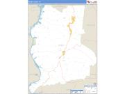 Perry County, TN <br /> Wall Map <br /> Zip Code <br /> Basic Style 2025 Map