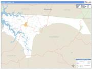 Pickett County, TN <br /> Wall Map <br /> Zip Code <br /> Basic Style 2025 Map
