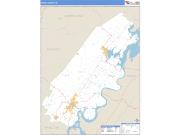 Rhea County, TN <br /> Wall Map <br /> Zip Code <br /> Basic Style 2025 Map