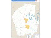 Smith County, TN <br /> Wall Map <br /> Zip Code <br /> Basic Style 2025 Map