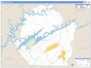Union County, TN <br /> Wall Map <br /> Zip Code <br /> Basic Style 2025 Map