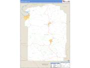 Wayne County, TN <br /> Wall Map <br /> Zip Code <br /> Basic Style 2025 Map