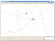 Andrews County, TX <br /> Wall Map <br /> Zip Code <br /> Basic Style 2025 Map