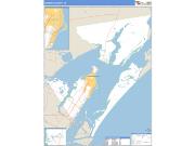 Aransas County, TX <br /> Wall Map <br /> Zip Code <br /> Basic Style 2025 Map
