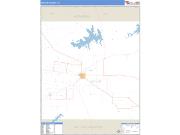Baylor County, TX <br /> Wall Map <br /> Zip Code <br /> Basic Style 2025 Map