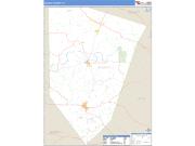 Blanco County, TX <br /> Wall Map <br /> Zip Code <br /> Basic Style 2025 Map