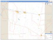 Callahan County, TX <br /> Wall Map <br /> Zip Code <br /> Basic Style 2025 Map