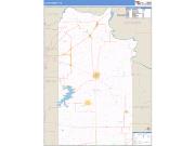 Clay County, TX <br /> Wall Map <br /> Zip Code <br /> Basic Style 2025 Map
