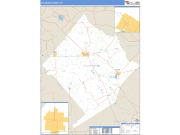 Colorado County, TX <br /> Wall Map <br /> Zip Code <br /> Basic Style 2025 Map