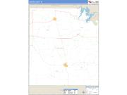Concho County, TX <br /> Wall Map <br /> Zip Code <br /> Basic Style 2025 Map