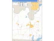 Cooke County, TX <br /> Wall Map <br /> Zip Code <br /> Basic Style 2025 Map