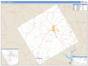 Coryell County, TX <br /> Wall Map <br /> Zip Code <br /> Basic Style 2025 Map