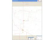 Dickens County, TX <br /> Wall Map <br /> Zip Code <br /> Basic Style 2025 Map