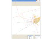 Ector County, TX <br /> Wall Map <br /> Zip Code <br /> Basic Style 2025 Map
