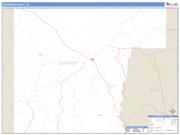 Edwards County, TX <br /> Wall Map <br /> Zip Code <br /> Basic Style 2025 Map