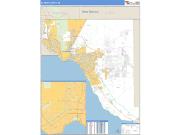 El Paso County, TX <br /> Wall Map <br /> Zip Code <br /> Basic Style 2025 Map