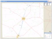 Frio County, TX <br /> Wall Map <br /> Zip Code <br /> Basic Style 2025 Map