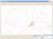 Gillespie County, TX <br /> Wall Map <br /> Zip Code <br /> Basic Style 2025 Map