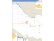 Hardeman County, TX <br /> Wall Map <br /> Zip Code <br /> Basic Style 2025 Map