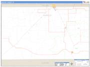 Hartley County, TX <br /> Wall Map <br /> Zip Code <br /> Basic Style 2025 Map