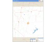 Haskell County, TX <br /> Wall Map <br /> Zip Code <br /> Basic Style 2025 Map