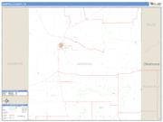 Hemphill County, TX <br /> Wall Map <br /> Zip Code <br /> Basic Style 2025 Map