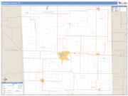 Hockley County, TX <br /> Wall Map <br /> Zip Code <br /> Basic Style 2025 Map