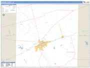 Howard County, TX <br /> Wall Map <br /> Zip Code <br /> Basic Style 2025 Map