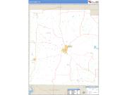 Jack County, TX <br /> Wall Map <br /> Zip Code <br /> Basic Style 2025 Map