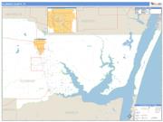 Kleberg County, TX <br /> Wall Map <br /> Zip Code <br /> Basic Style 2025 Map
