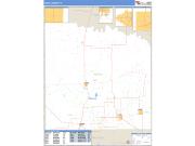 Knox County, TX <br /> Wall Map <br /> Zip Code <br /> Basic Style 2025 Map