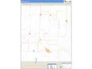 Lamb County, TX <br /> Wall Map <br /> Zip Code <br /> Basic Style 2025 Map
