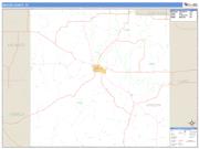 Mason County, TX <br /> Wall Map <br /> Zip Code <br /> Basic Style 2025 Map