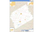 Milam County, TX <br /> Wall Map <br /> Zip Code <br /> Basic Style 2025 Map