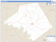 Mills County, TX <br /> Wall Map <br /> Zip Code <br /> Basic Style 2025 Map