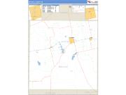 Mitchell County, TX <br /> Wall Map <br /> Zip Code <br /> Basic Style 2025 Map