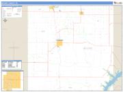 Moore County, TX <br /> Wall Map <br /> Zip Code <br /> Basic Style 2025 Map