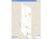 Morris County, TX <br /> Wall Map <br /> Zip Code <br /> Basic Style 2025 Map