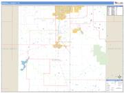Randall County, TX <br /> Wall Map <br /> Zip Code <br /> Basic Style 2025 Map
