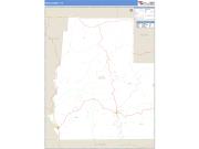 Real County, TX <br /> Wall Map <br /> Zip Code <br /> Basic Style 2025 Map