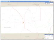 Schleicher County, TX <br /> Wall Map <br /> Zip Code <br /> Basic Style 2025 Map