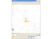 Scurry County, TX <br /> Wall Map <br /> Zip Code <br /> Basic Style 2025 Map