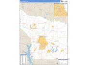 Smith County, TX <br /> Wall Map <br /> Zip Code <br /> Basic Style 2025 Map