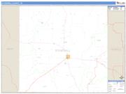 Stonewall County, TX <br /> Wall Map <br /> Zip Code <br /> Basic Style 2025 Map