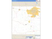 Taylor County, TX <br /> Wall Map <br /> Zip Code <br /> Basic Style 2025 Map