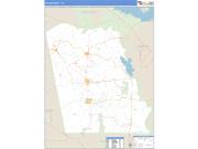 Tyler County, TX <br /> Wall Map <br /> Zip Code <br /> Basic Style 2025 Map