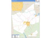 Walker County, TX <br /> Wall Map <br /> Zip Code <br /> Basic Style 2025 Map